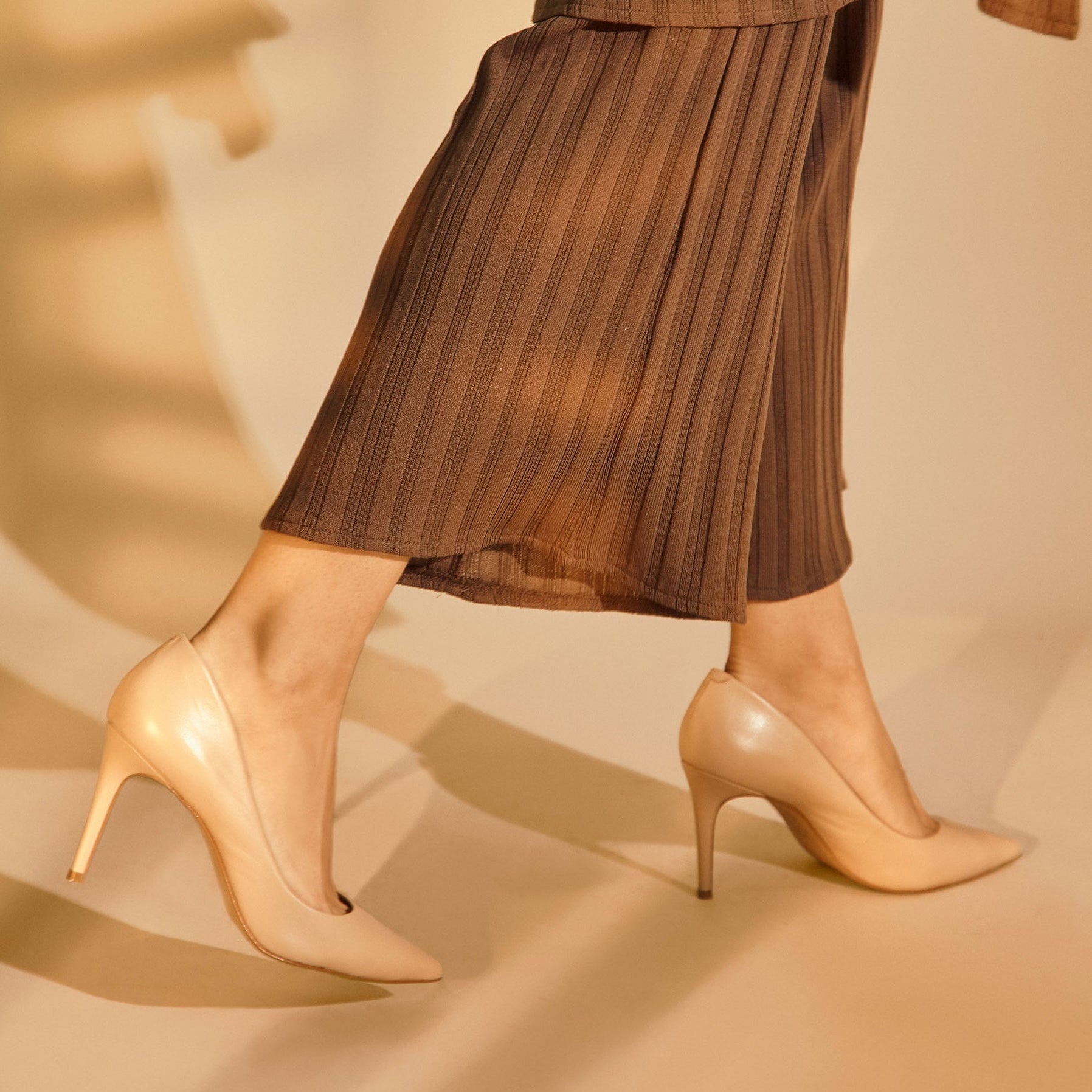 Mangará Women's Pumps Beri Leather - 8.7cm Heel - Comfortable