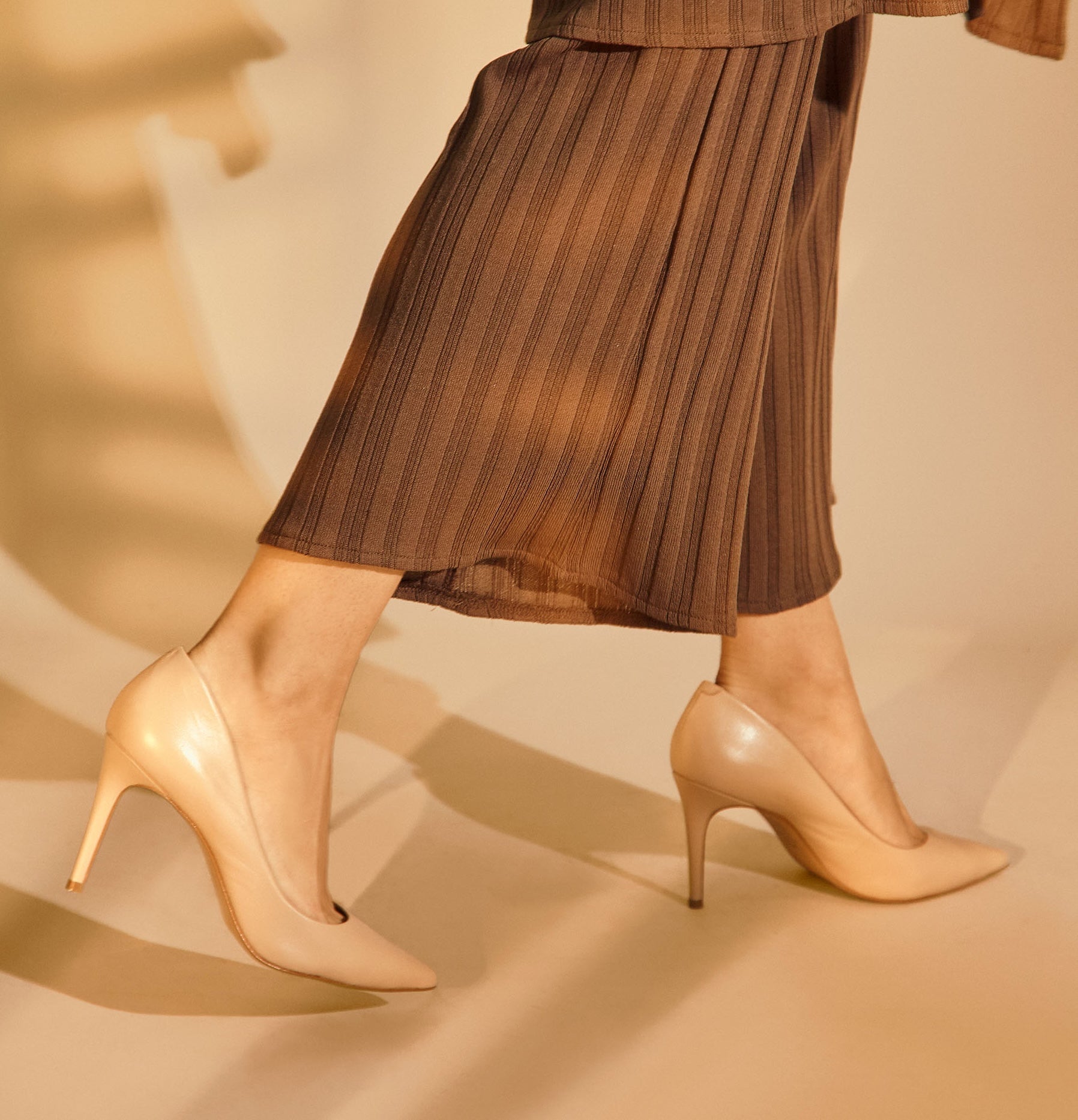 Mangará Women's Pumps Beri Leather - 8.7cm Heel - Comfortable